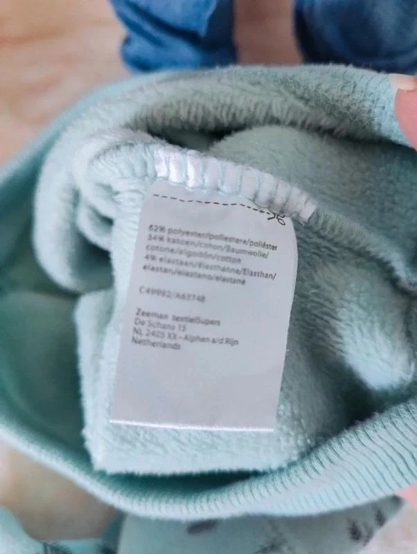 💎Blue sweater with warm interior patterns • 3-6 months • Zeeman 💎 – photo 6